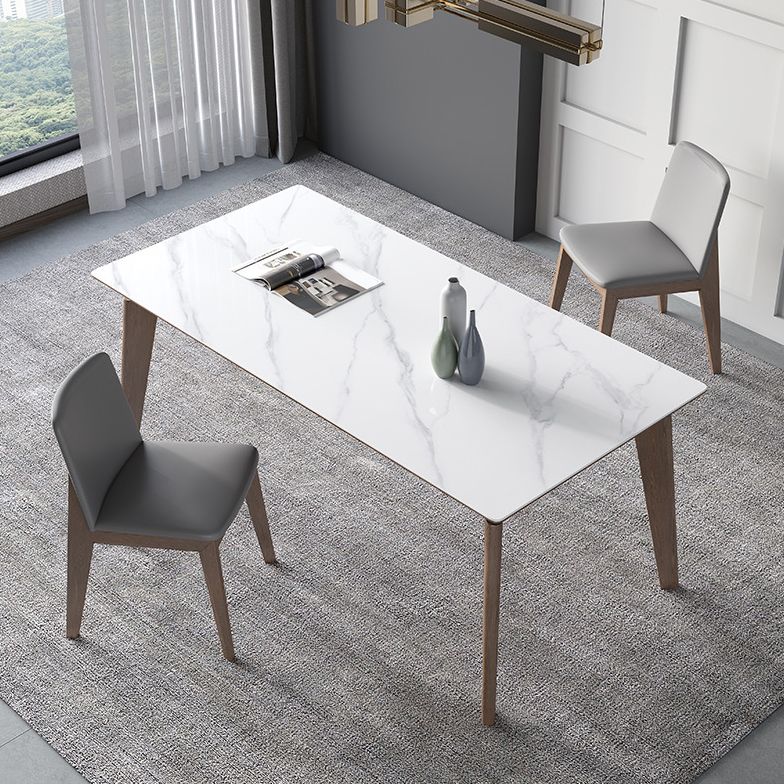 Modern Style Solid Wood Dining Set 1/2/4/5/7 Pieces Dining Set for Dining Areas