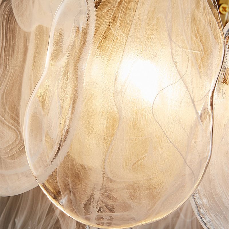 10 Light Gem Island Lights Modern Pendant Lighting Glass en Metal Island Lamps in Gold