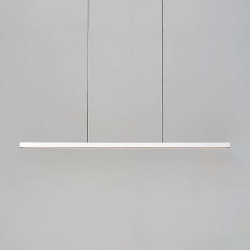 Estilo moderno lineal colgante de metal 1 lámpara de luz de luz