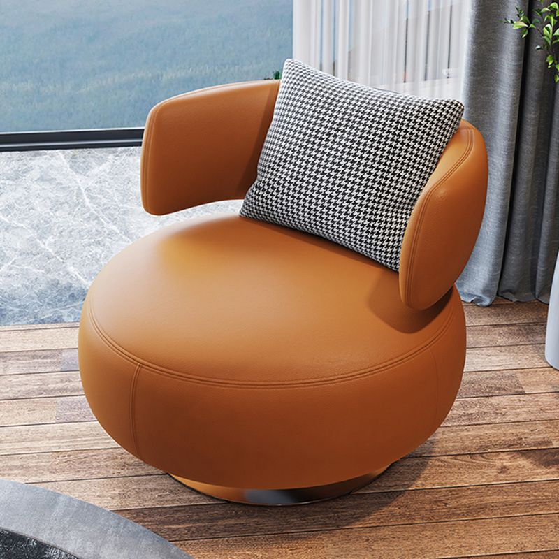 Contemporary Swivel Accent Chair Armless Lounge Chair with Cushion 33"L x 26"W x 28.5"H