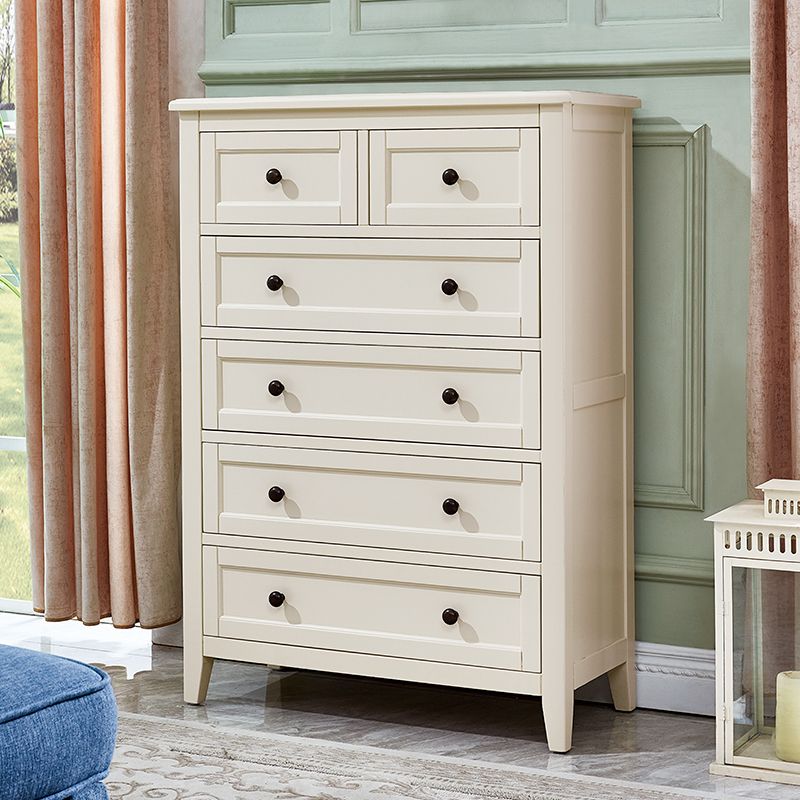 Knobs Standard Accent Chest Cherry Storage Cabinet with 5/6/7 Drawers