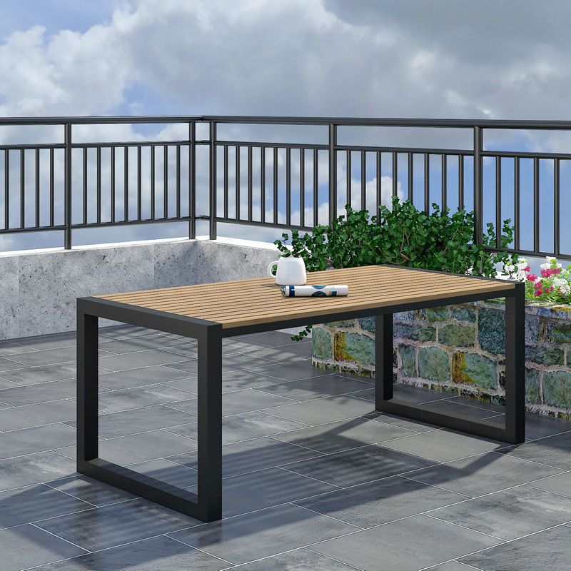 Modern Metal Dining Set 1/3/7 Piece Reclaimed Wood Dining Table Set