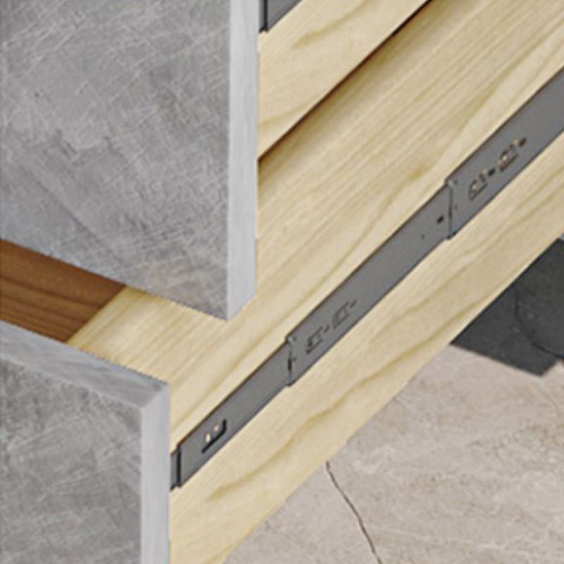 Contemporary Glam Chest Wooden Storage Chest with Soft-Close Drawers