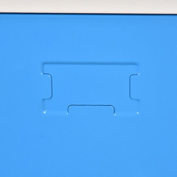 Contemporary Steel Storage Cabinet Non-Hanging Wardrobe Armoire