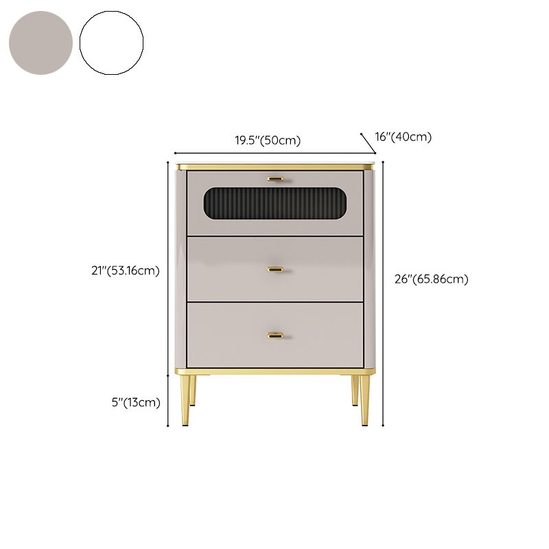 15.6-inch Width Glam Storage Chest Dresser Manufactured Wood Dresser