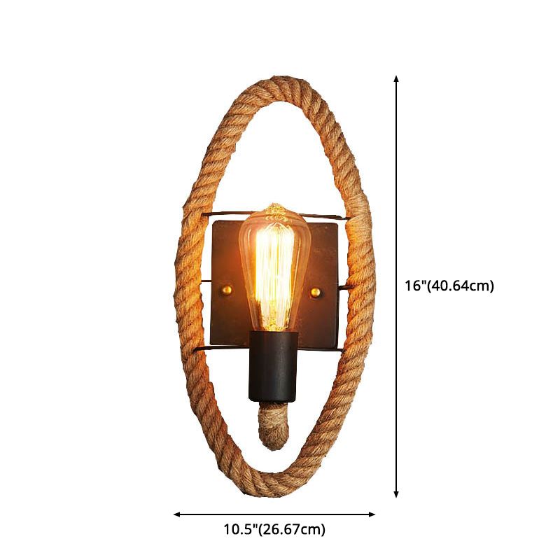 Vintage Industrial Geometric Wall Mounted Light Fixture Metal Wall Mount Light Fixture for Bar