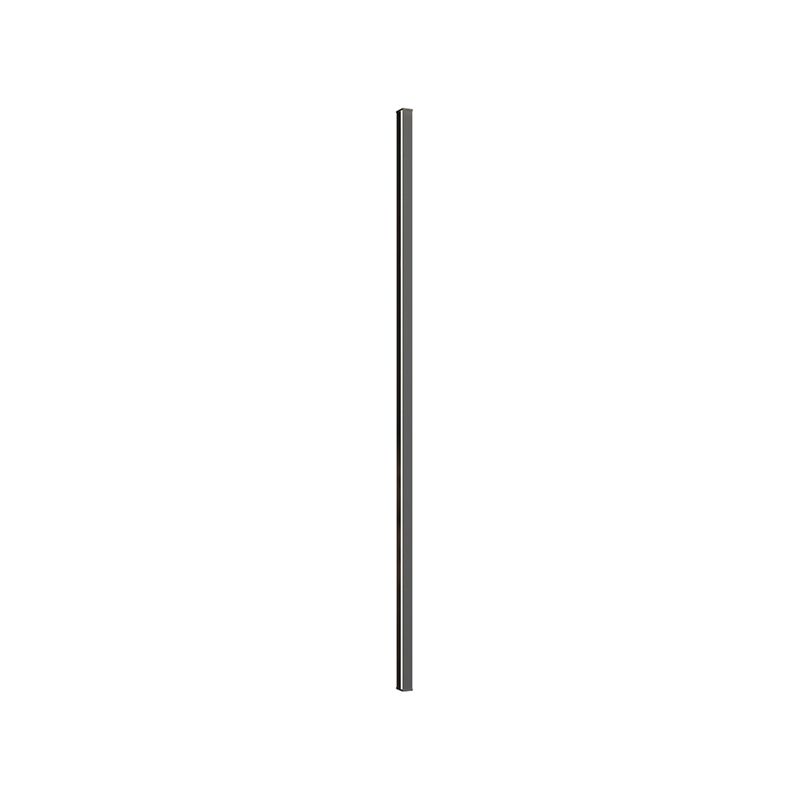 Modern Aluminum Wall Light Black Straight Shape LED Wall Sconce for Outdoors