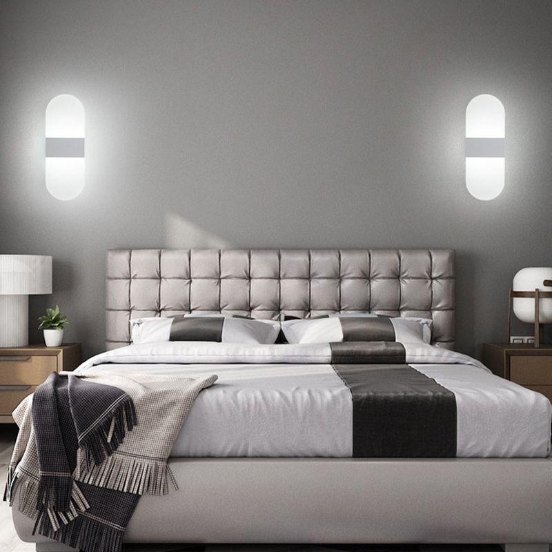 1 Light Geometric Wall Mounted Light Contemporary Acrylic Wall Lighting Fixtures