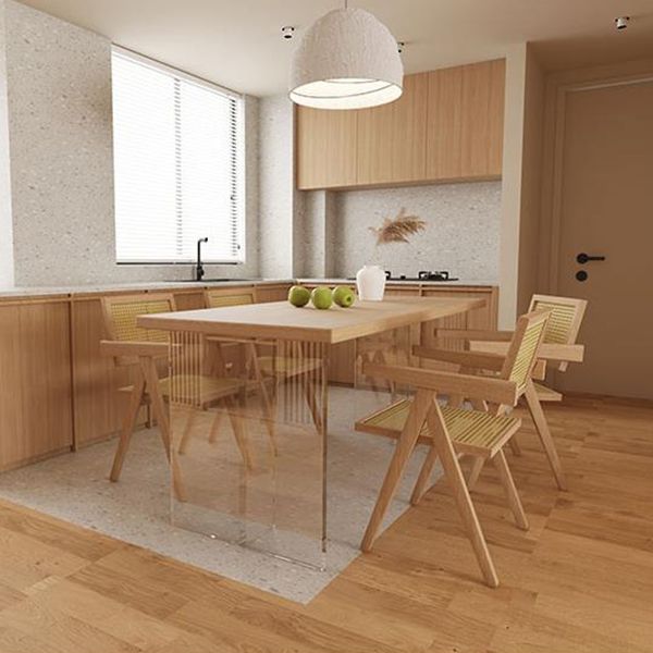 Simplicity Style Dining Table Natural Table for Home Kitchen without Chair