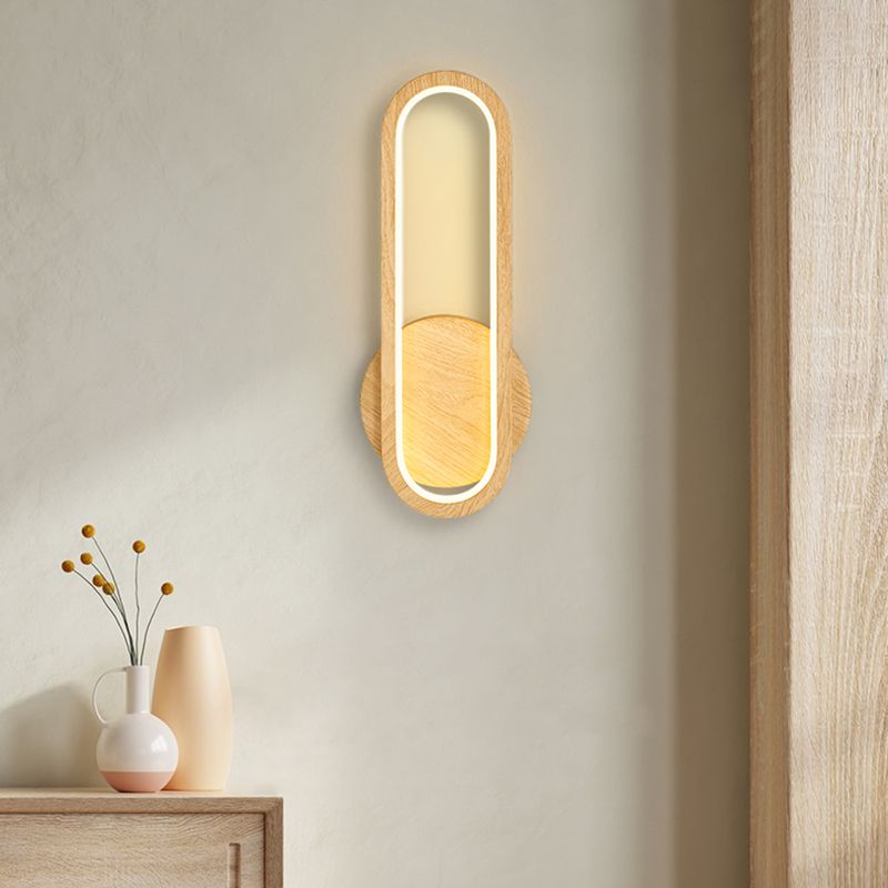 Modern Style Wall Mount Light 1-Light LED Wall Light for Living Room