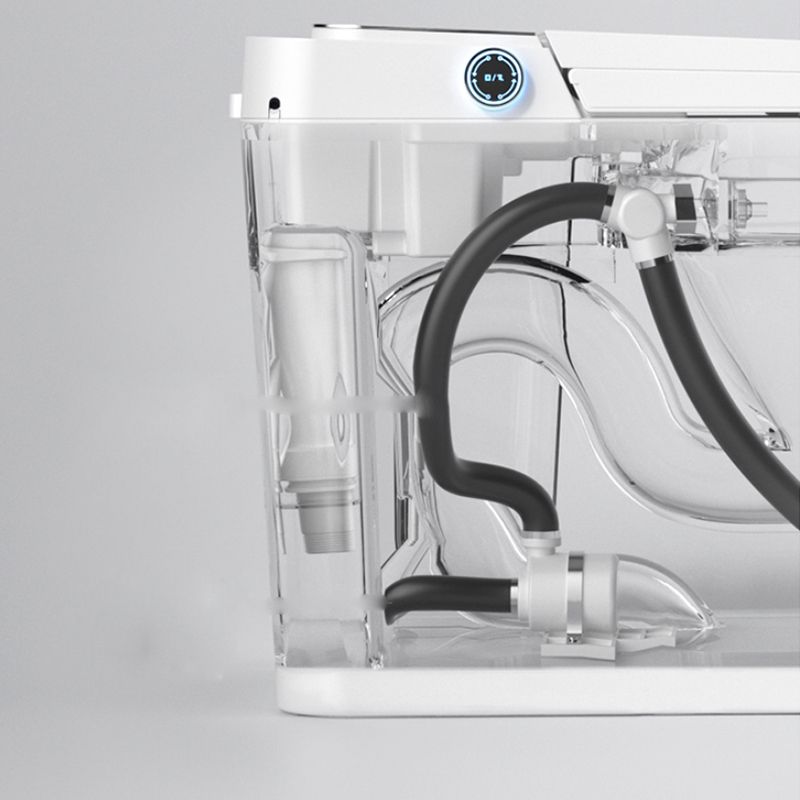 Modern Ceramic Floor Mount Urine Toilet Concealed Tank Toilet Bowl with Toilet Seat