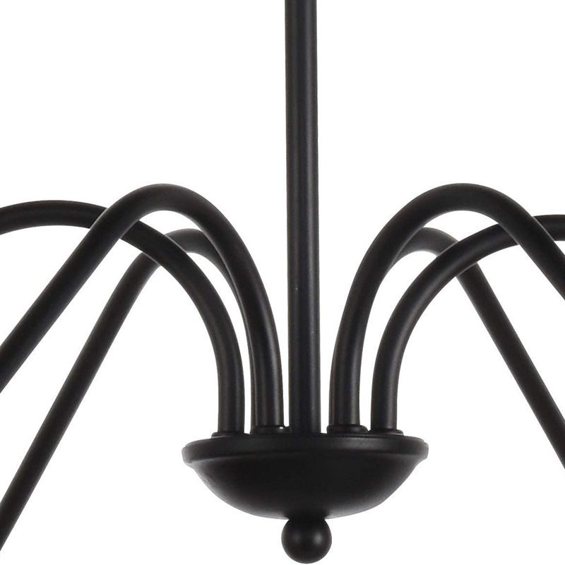 6-Lights Industrial Vintage Chandelier Metal Candlestick Lamp Holder Hanging Lamp for Restaurants Bar