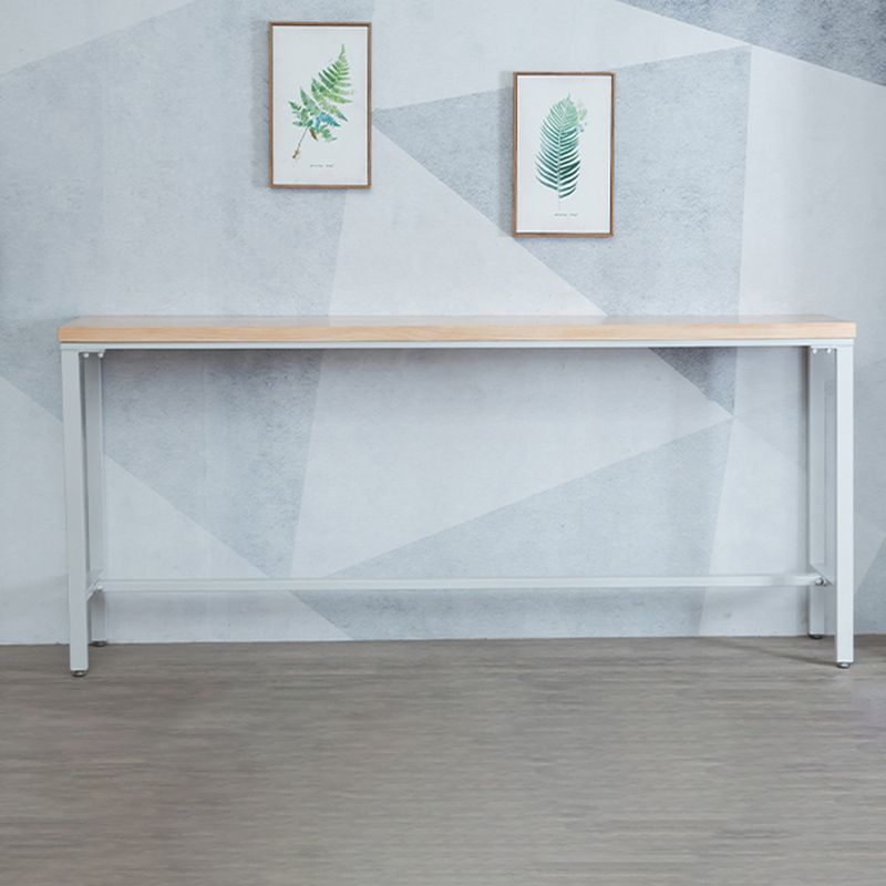 Contemporary Bar Table Set 1/4/6 Pieces Rectangle Solid Wood Bistro Set