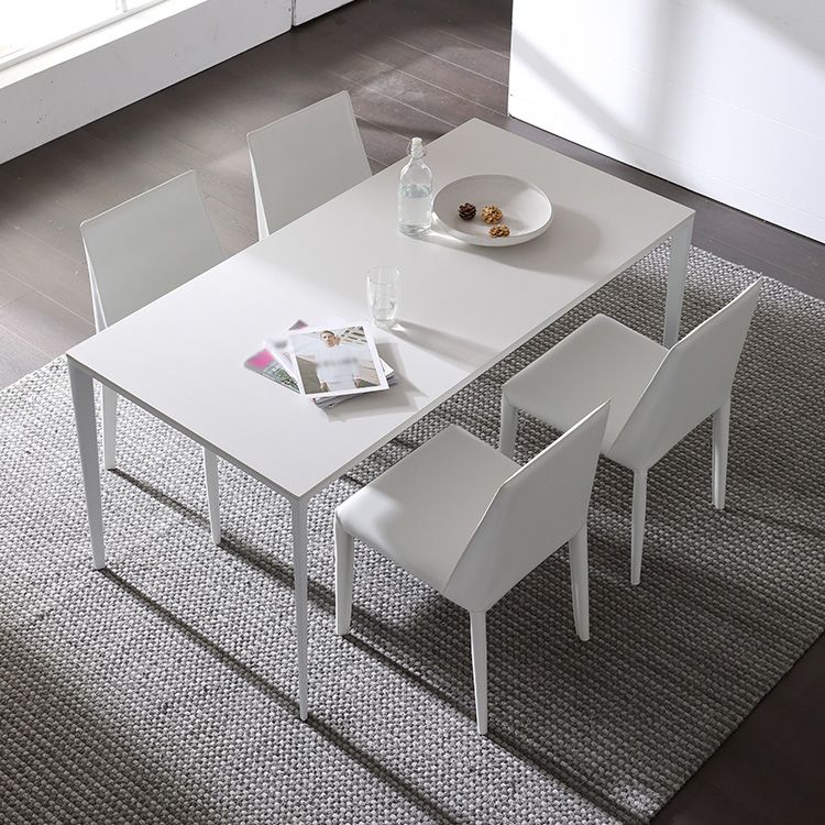 Industrial Sintered Stone Table 4 Legs Base Rectangle Table for Home