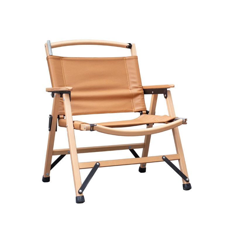 No Distressing Modern Patio Arm Chair Solid Wood Dining Armchair with Arm
