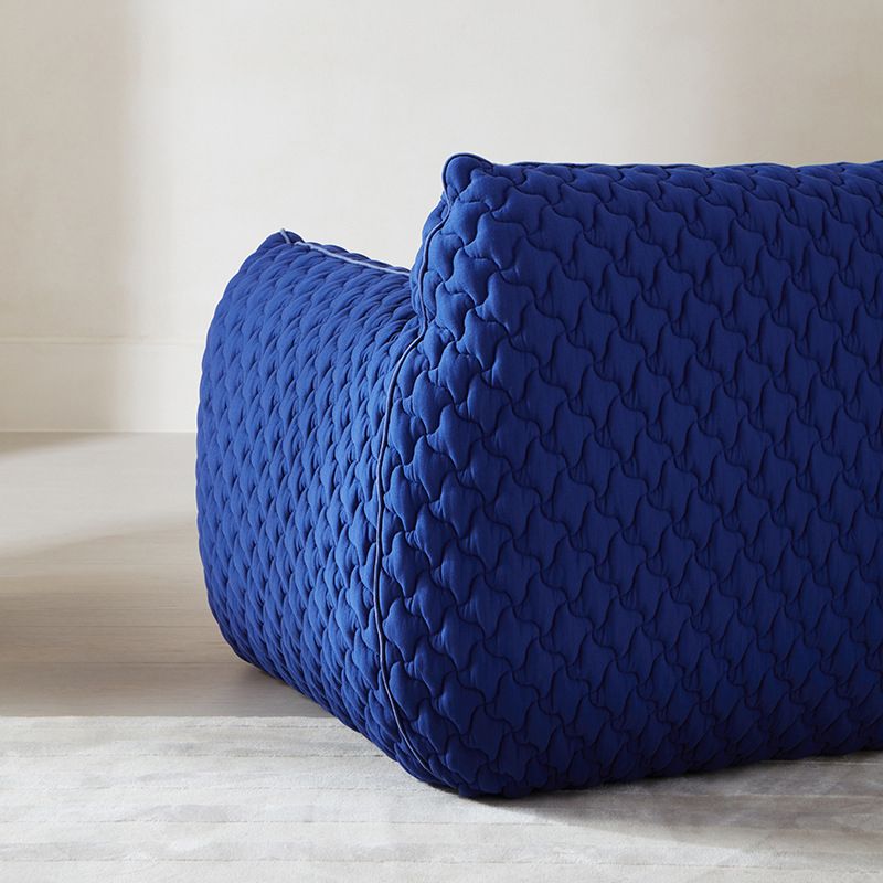 40.55" Wide Scandinavian Single Sofa Chair Polyester Twill Arm Chair for Bedroom