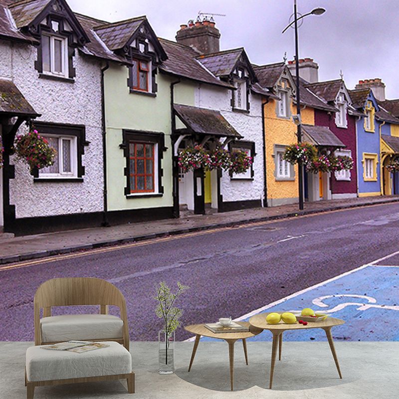 Beautiful Photography Mural Wallpaper Town Scenery Indoor Wall Mural