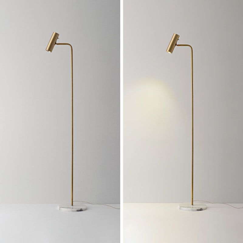 Metalen geometrische vorm vloerlamp moderne stijl 1-licht vloerlampbeveiliging