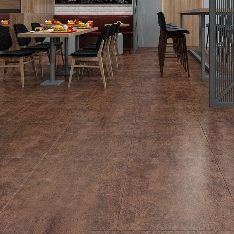 Square Cement Singular Tile Vintage Singular Tile for Floor (4-Pack)