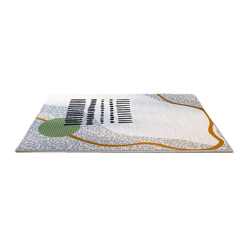 Modern Nordic Style Rug Polyester Non-Slip Area Rug for Home Decoration