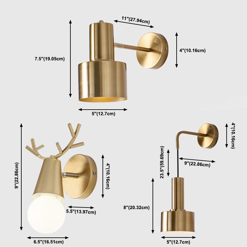 Schlafzimmer postmoderne Eisenleuchten mit einer Lampenwandmontage Beleuchtung