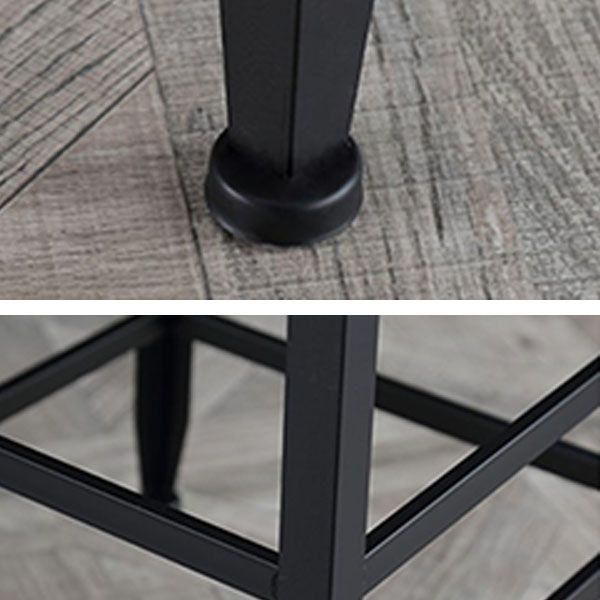 1/2/3 Pieces Industrial Solid Wood Bar Table Set Round Counter Set for Home