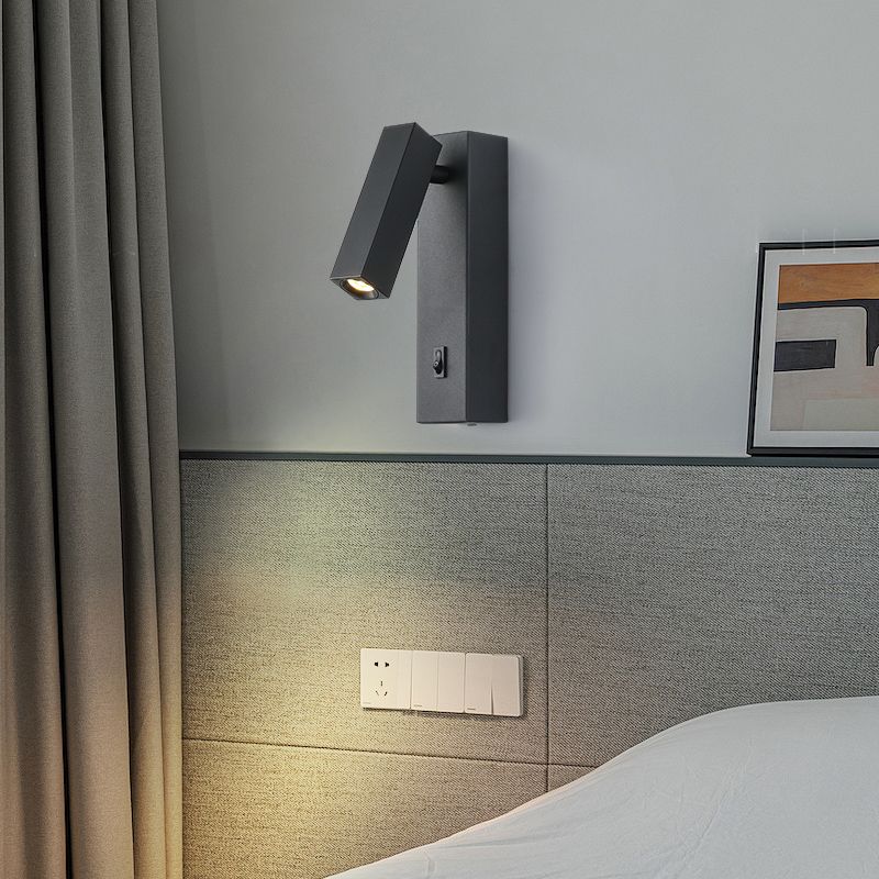 1-Light Geometric Wall Mount Light Modern Style Metal Wall Mount Lighting