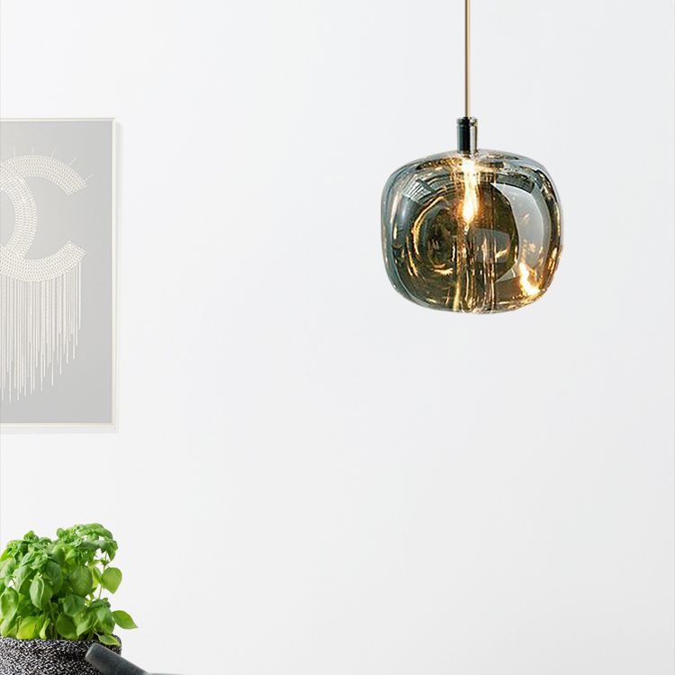Funzionamento a sospensione in vetro a sospensione in vetro a sospensione a 1 luce Kit di luce a sospensione per sala da pranzo