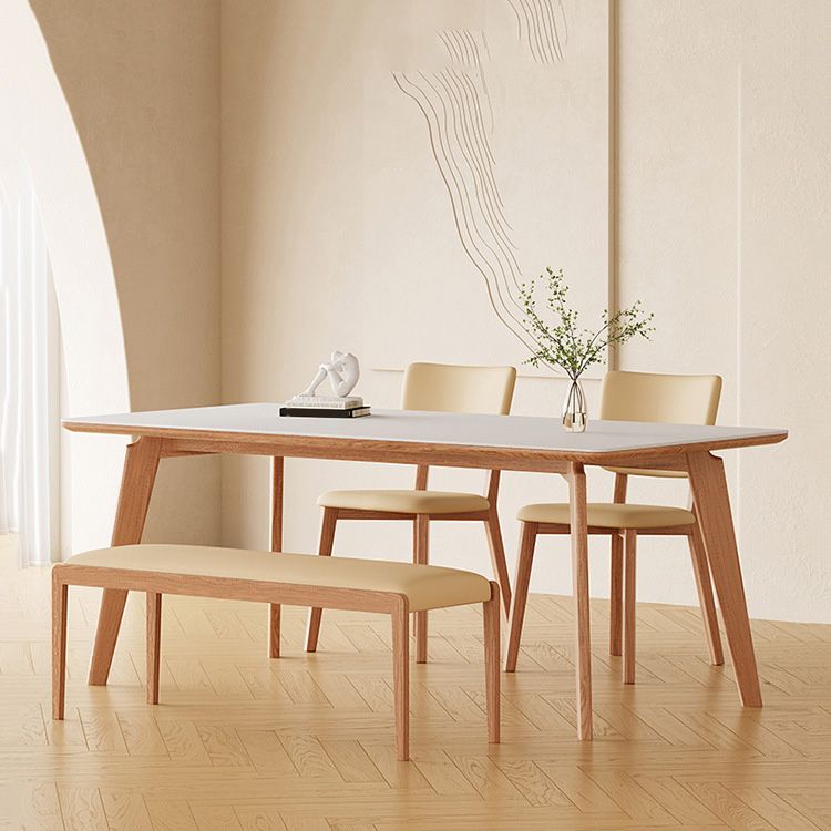 Medieval Modern Stone Dinette Table 4 Legs Dining Table for Kitchen