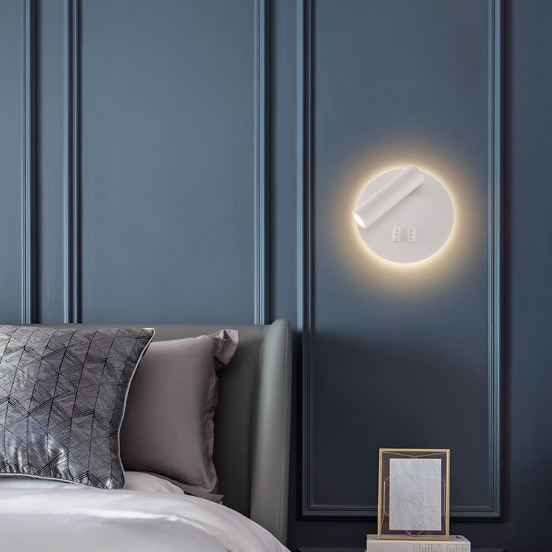 Noordse moderne stijl roteerbare wandbevestiging lamp armatuur led huis slaapkamer muur sconce