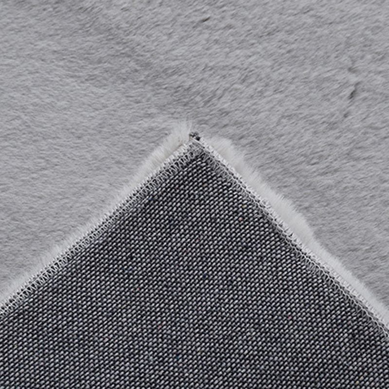 Beige Modern Carpet Polyester Pure Color Carpet Washable Carpet for Living Room