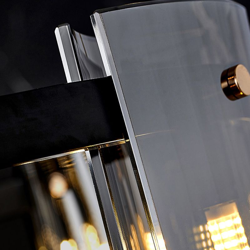 Minimalismo de la isla Vidromas livianos 5 accesorios de iluminación colgante para el comedor