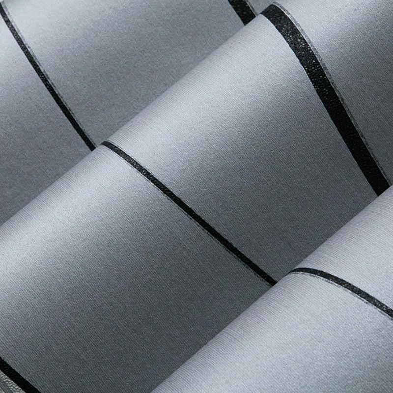 Waterproofing Wave Wall Art Non-Woven Fabric Minimalist Wallpaper Roll for Accent Wall