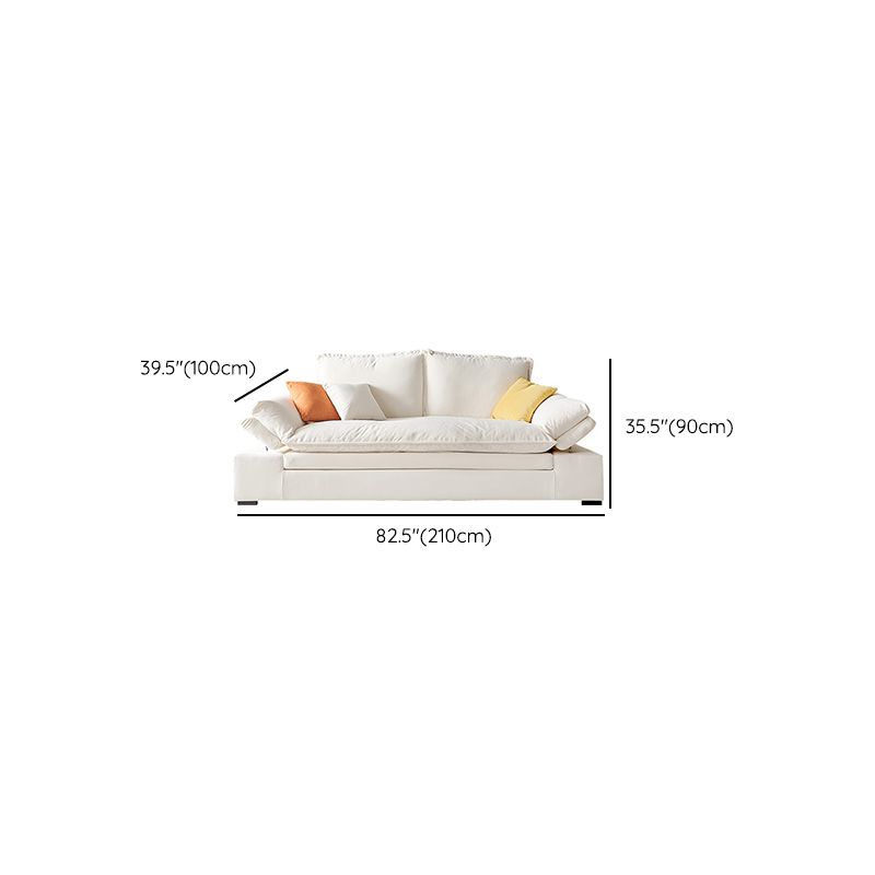 Contemporary Pillow Top Arm Reclining Loveseat Velvet Settee