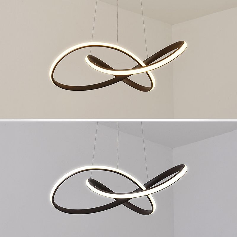 Nordic Modern Caractéristique Style LED PROSIBLE LUMIÈRE DE CHANDELIER POUR LA SALLE DU SOAU CHAMME SALLE