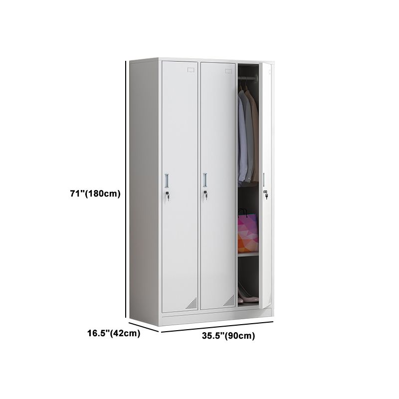 Hinged Contemporary Wardrobe Armoire Metal Wardrobe Cabinet for Home