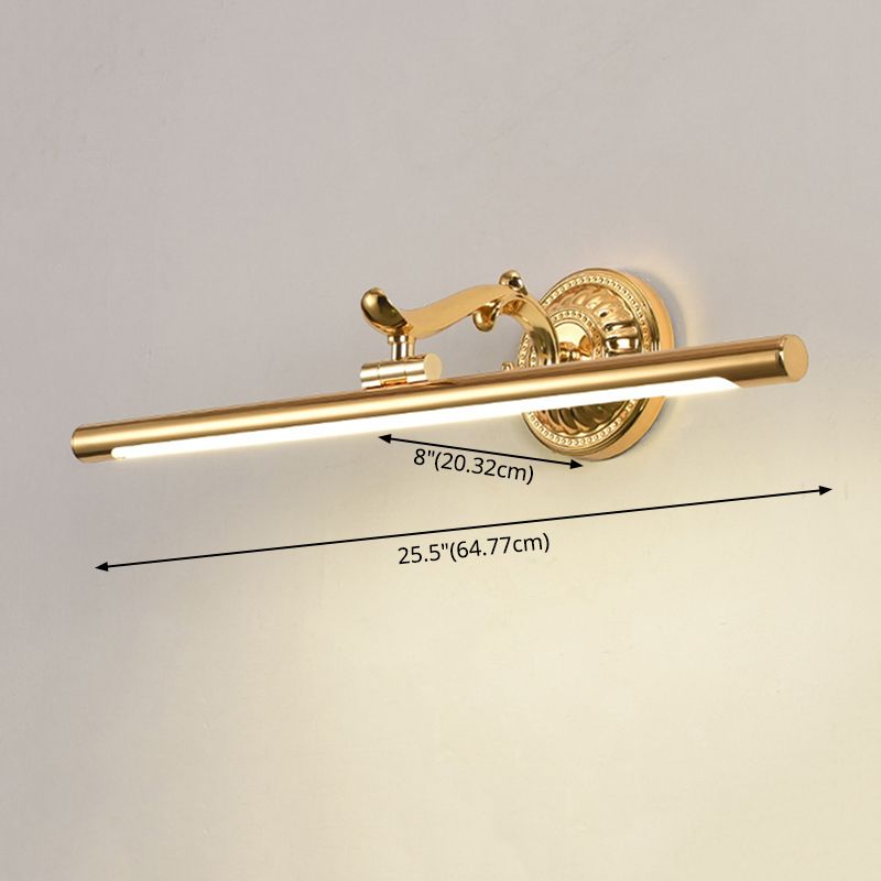 Metal Armed Wall Lamp Sconce Contemporary Sconce Light Fixture for Bathroom