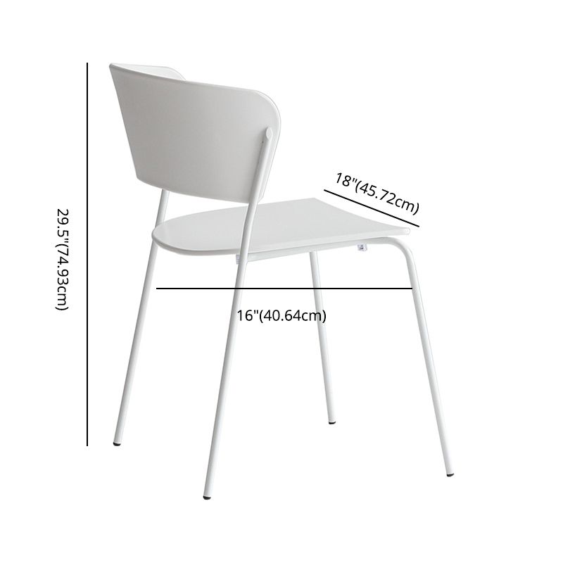 Modern Sintered Stone White Dining Set with Rectangle Tabale and Metal Base Dining Room Set