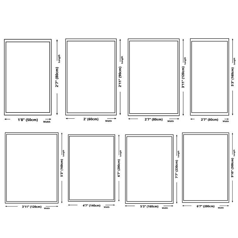 Individuality Ink Painting Rug Artistic Modern Carpet Friendly Washable Rug for Living Room