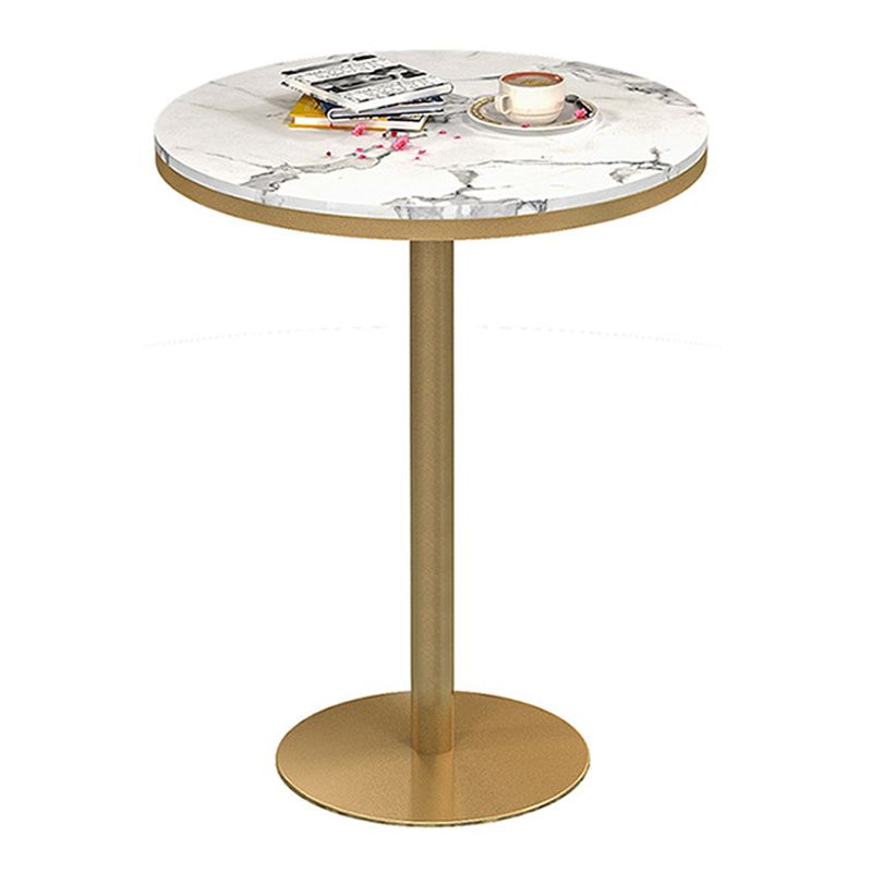 Glam 1/2/5 Pieces Sintered Stone Bar Table Set Round Counter Set for Home Use