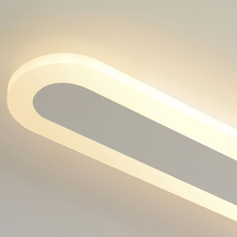 Luces de pared de sombra lineal de metal Modern Simple Simple 1 Head Wall Mount Adcesión