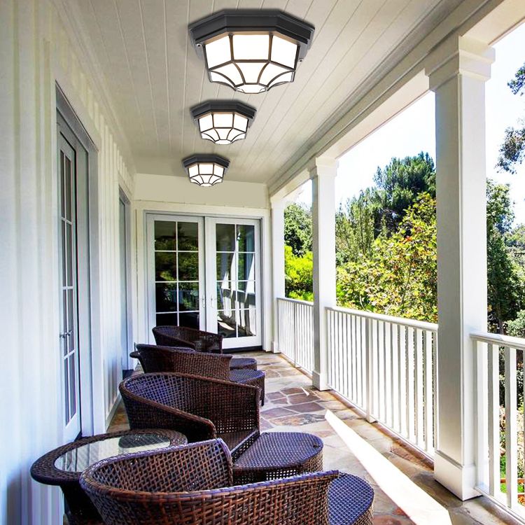 Luminaire encastré LED étanche, plafonnier de Style Simple et moderne pour balcon extérieur