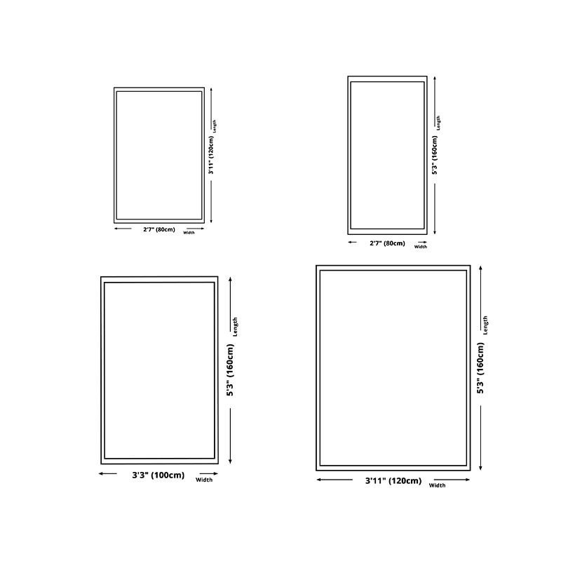 Gray Abstract Line Rug Polyester Modern Rug Non-Slip Backing Rug for Home Decor