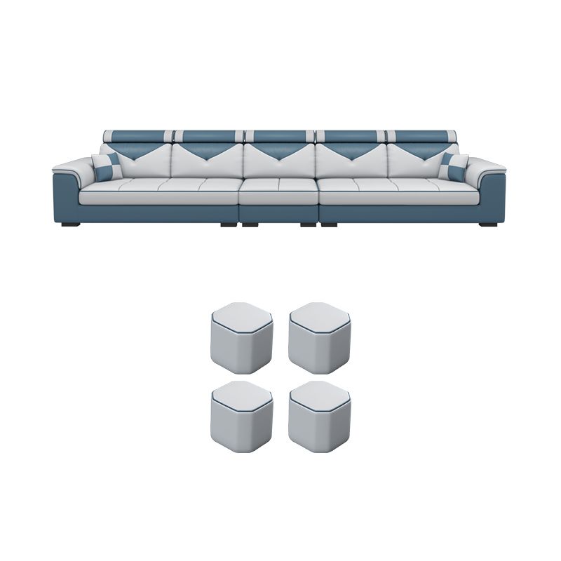 Contemporary Removable Cushions Sectionals 35.43"High Pillow Top Arm Sofa with Storage