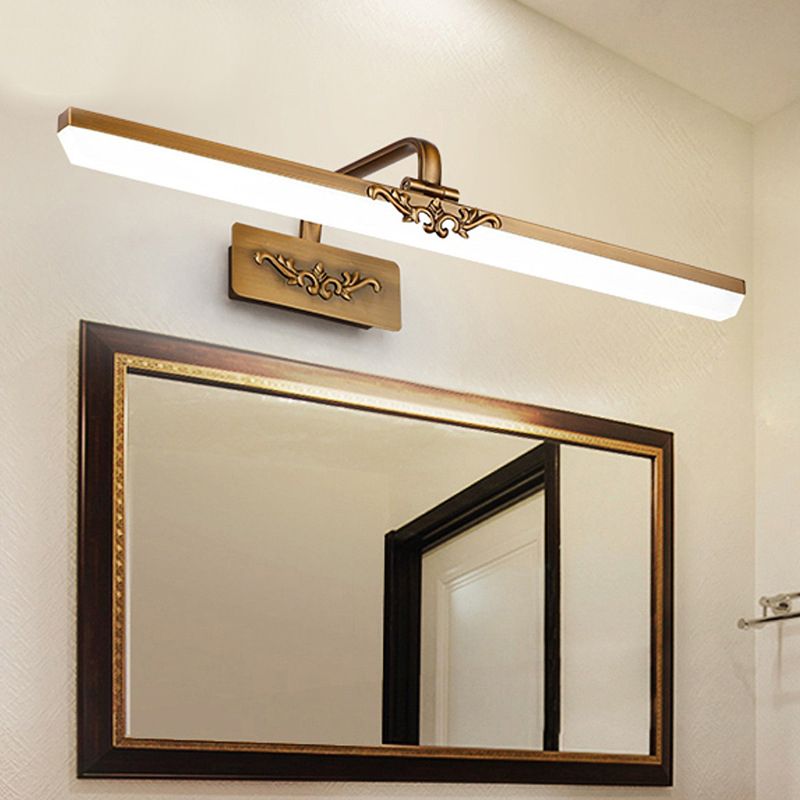 Modern Minimalist Minimalist Lampacefuli di vanità lineari Lampade per il bagno