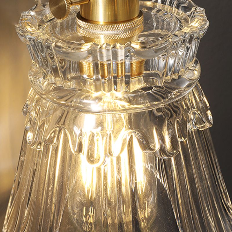 Modern Simple Wall Mounted Lamp Glass Wall Sconce for Living Room