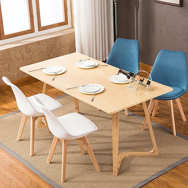 Sedia da cucina da pranzo in legno scandinavo sedia corda solida