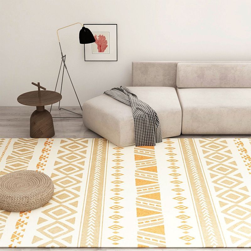 Tappeto marocchino fantasioso Multicolore Simmetrico GEOMETRY RESISTENTE RESISTENTE NON SLIP INCLIFABILE RAP