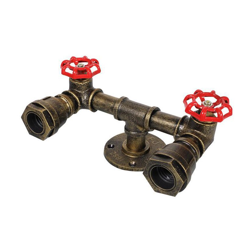 Illuminazione con pale sconce a 2 co-teaggio Luce montata a parete metallica industriale per il ristorante