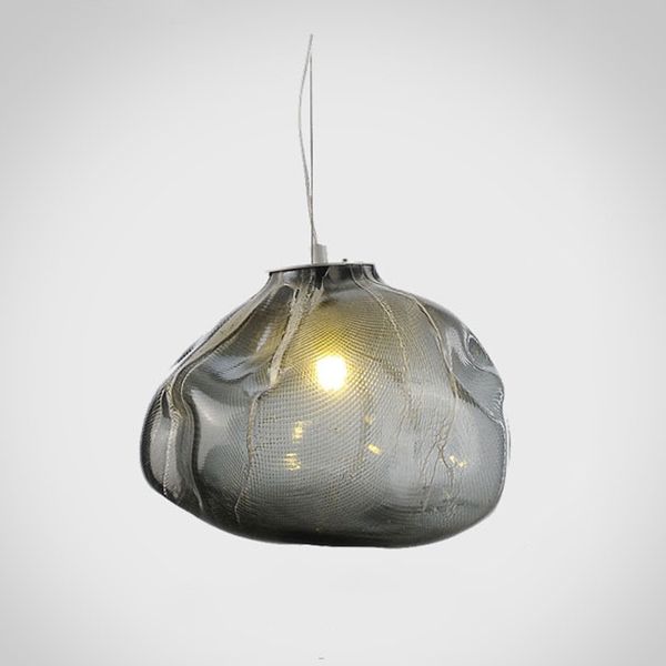 1 Lichthängeleuchte moderne geometrische Federlampe für das Restaurant